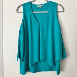 Joan Vass Sleeveless Flowy Top